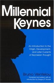 Cover of Millennial Keynes by Bruno Ventelou
