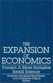 Front cover of Expansion of Economics by Unknown
