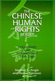 Cover of Chinese Human Rights Reader by Stephen C. Angle