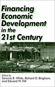 Front cover of Financing Economic Development in the 21st Century by Unknown