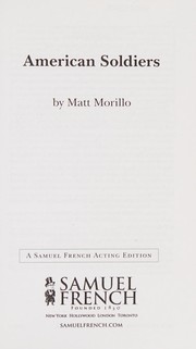 Cover of American soldiers by Matt Morillo