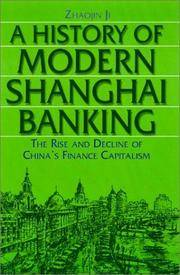 Front cover of A History of Modern Shanghai Banking by Zhaojin Ji