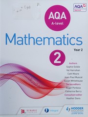 Front cover of AQA A-level Mathematics Year 2 by Sophie Goldie