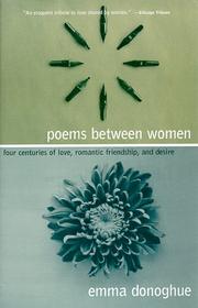 Front cover of Poems Between Women by Emma Donoghue