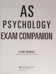 Front cover of AS psychology exam companion by Clare Charles
