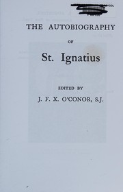 Front cover of Autobiography of St. Ignatius by St. Ignatius