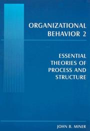 Cover of Organizational Behavior 2 by John B. Miner