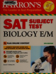 Cover of Barron's SAT subject test by Deborah T. Goldberg