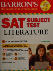 Cover of Barron's SAT subject test by Christina Myers-Shaffer
