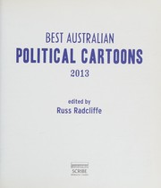 Front cover of Best Australian Political Cartoons 2013 by Russ Radcliffe