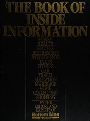 Front cover of Book of Inside Information by Experts Staff Bottom Line Personal