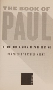Front cover of Book of Paul by Russell Marks