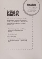 Cover of Building Math Fluency Grade 3 by Evan-Moor Educational Publishers
