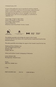 Cover of Burning House by Richard Lemm