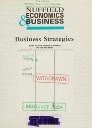 Front cover of Business strategies by Alison Wood