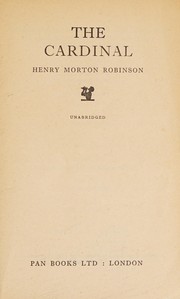 Cover of The Cardinal by Henry Morton Robinson