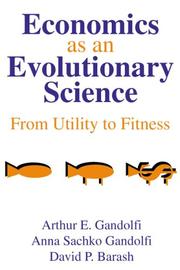Front cover of Economics as an Evolutionary Science by Arthur Gandolfi