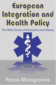 Front cover of European Integration and Health Policy by Panos Minogiannis