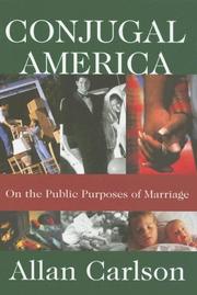 Front cover of Conjugal America by Allan Carlson
