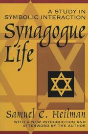 Cover of Synagogue life by Samuel C. Heilman