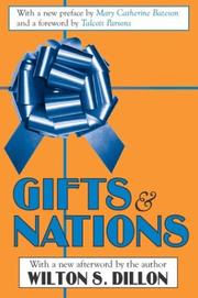 Cover of Gifts and nations by Wilton Dillon