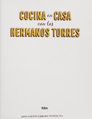 Front cover of Cocina en casa con los hermanos torres by Javier Torres Martinez