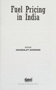 Front cover of Fuel Pricing in India by Anandajit Goswami