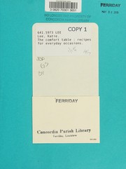 Cover of The comfort table by Katie Lee