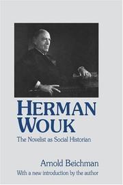 Cover of Herman Wouk by Arnold Beichman