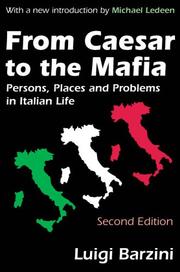 Front cover of From Caesar to the Mafia by Luigi Giorgio Barzini