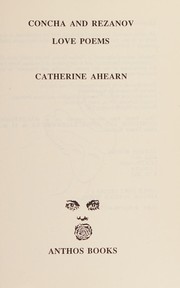 Cover of Concha and Rezanov by Catherine Ahearn