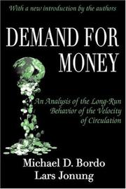 Cover of Demand for Money by Michael Bordo