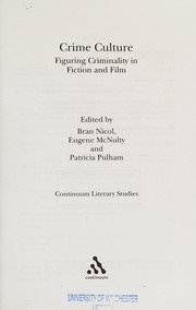 Front cover of Crime culture by Bran Nicol