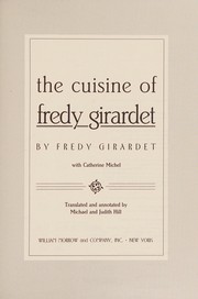 Cover of The cuisine of Fredy Girardet by Fredy Girardet