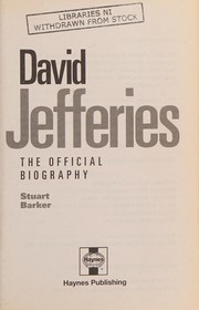 Cover of David Jefferies by Stuart Barker