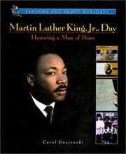Front cover of Martin Luther King, Jr. Day by Carol Gnojewski