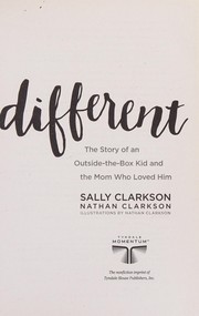 Cover of Different by Sally Clarkson