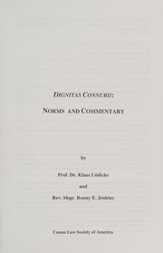 Front cover of Dignitas Connubii by Prof. Klaus Ludicke