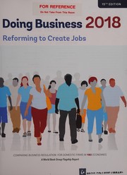 Cover of Doing Business 2018 by World Bank Group