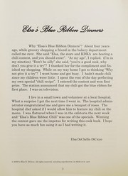 Front cover of Elsa's Blue Ribbon Dinners by Elsa D. DiCicco