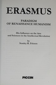 Front cover of Erasmus by Friesen, Stanley R.