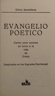 Cover of Evangelio Poetico by Gloria Santamaría