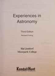 Front cover of Experiences in Astronomy by Harold Jandorf