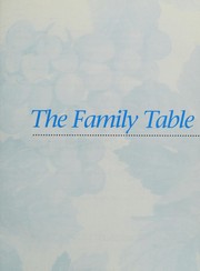 Cover of The family table by Christy Rost