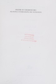 Cover of Figure in chiaroscuro by Michele Ciliberto
