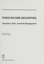 Front cover of Fixed income securities by Pietro Veronesi