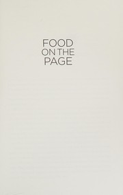 Front cover of Food on the page by Megan J. Elias