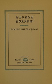 Cover of George Borrow by Martin Armstrong