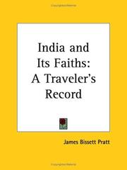 Cover of India and its faiths by James Bissett Pratt