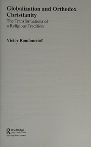 Front cover of Globalization and Orthodox Christianity by Victor Roudometof